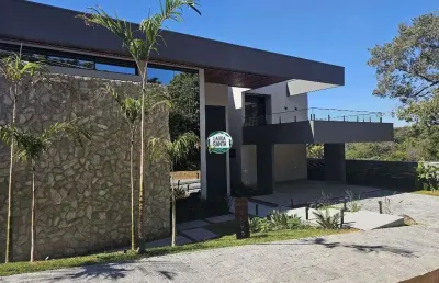 Casa com 4 dormitórios à venda, 523 m² por r$ 6.290.000,00 - condomínio condados da lagoa - lagoa santa/mg