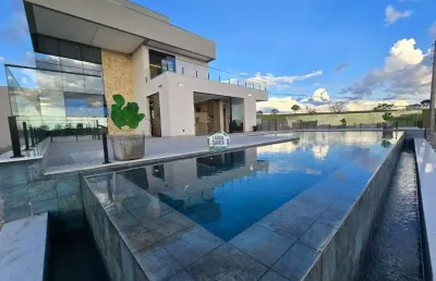 Casa com 4 dormitórios à venda, 380 m² por r$ 4.250.000,00 - condomínio gran royalle confins - confins/mg