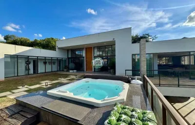 Casa com 3 dormitórios à venda, 342 m² por r$ 3.300.000,00 - condomínio quintas da lagoa - lagoa santa/mg