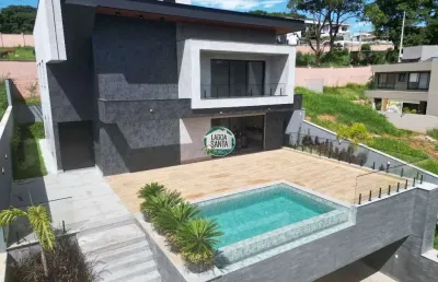 Casa com 4 dormitórios à venda, 437 m² por r$ 3.960.000,00 - condominio alphaville - vespasiano/mg