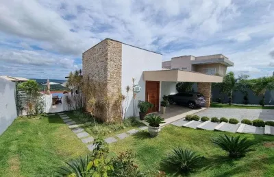 Casa com 3 dormitórios à venda, 205 m² por r$ 2.190.000,00 - condomínio mirante do fidalgo - lagoa santa/mg