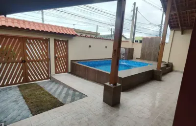 Casa para venda em mongaguá, balneário vera cruz, 3 dormitórios, 2 suítes, 3 banheiros, 4 vagas