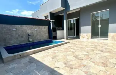Casa para venda em mongaguá, balneário jussara, 2 dormitórios, 1 suíte, 2 banheiros, 2 vagas