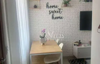 Apartamento com 1 dormitório, 32 m² - venda por r$ 212.000,00 ou aluguel por r$ 1.694,00/mês - vila nivi - são paulo/sp