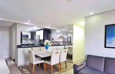 Apartamento com 3 dormitórios à venda, 93 m² por r$ 750.000,00 - vila bastos - santo andré/sp