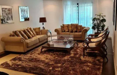 Apartamento com 3 dormitórios à venda, 216 m² por r$ 2.200.000,00 - jardim - santo andré/sp