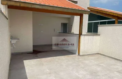 Cobertura com 2 dormitórios à venda, 94 m² por r$ 435.000,00 - vila humaitá - santo andré/sp