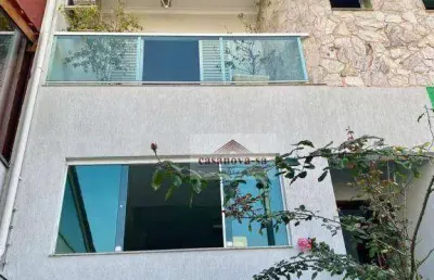 Sobrado com 4 dormitórios à venda, 357 m² por r$ 1.250.000,00 - vila pires - santo andré/sp