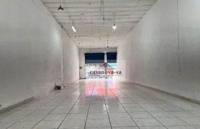 Salão para alugar, 125 m² por r$ 3.500/mês - vila luzita - santo andré/sp