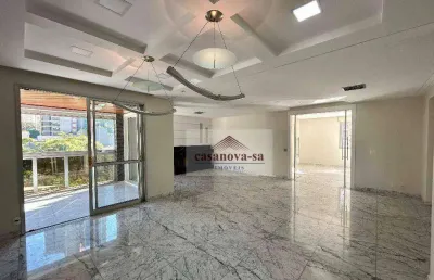Apartamento com 3 dormitórios para alugar, 379 m² - jardim - santo andré/sp