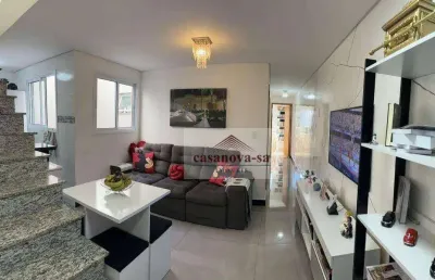 Cobertura com 3 dormitórios à venda, 150 m² por r$ 635.000,00 - vila américa - santo andré/sp