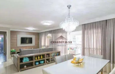 Apartamento clugar, 166 m² por r$ 2.101.370/mês - jardim - santo andré/sp