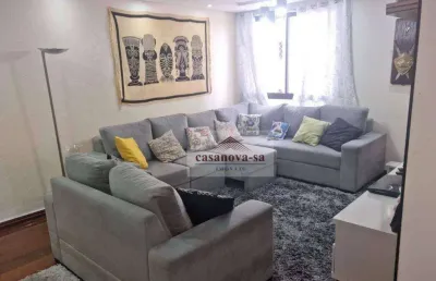 Apartamento com 3 dormitórios à venda, 106 m² - parque das nações - santo andré/sp