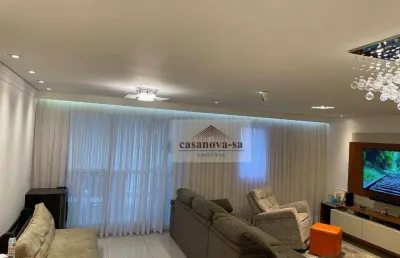 Apartamento com lazer  à venda, 124 m² por r$ 1.150.000 - campestre - santo andré/sp