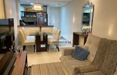 Apartamento com 2 dormitórios à venda, 74 m² por r$ 780.000,00 - campestre - santo andré/sp