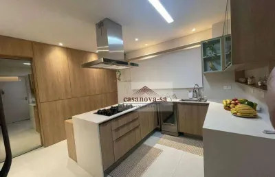 Apartamento à venda, 160 m² por r$ 2.590.000 - jardim - santo andré/sp