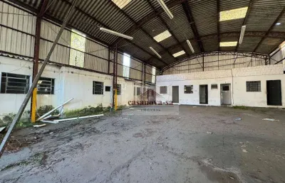 Galpão para alugar, 700 m² - jardim - santo andré/sp