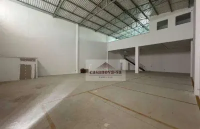 Galpão para alugar, 450 m² por r$ 15.000,00/mês - utinga - santo andré/sp