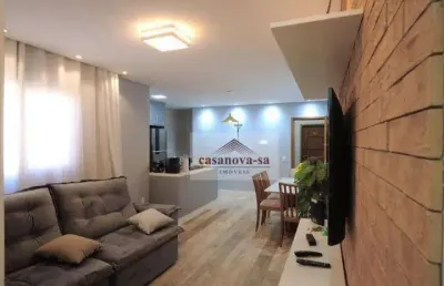 Cobertura com 3 dormitórios, 180 m² - campestre - santo andré/sp