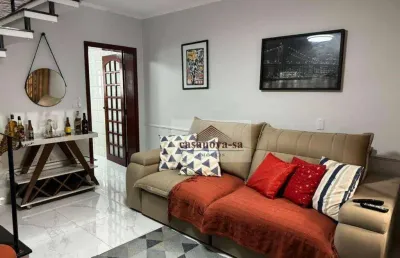 Sobrado com 2 dormitórios, 123 m² - venda por r$ 745.000,00 ou aluguel por r$ 5.245,00/mês - vila bastos - santo andré/sp