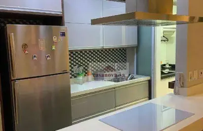Apartamento difernciado  à venda, 74 m² por r$ 990.000 - jardim - santo andré/sp