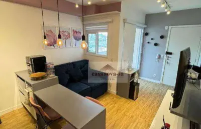 Apartamento com 2 dormitórios à venda, 43 m² por r$ 405.000,00 - campestre - santo andré/sp