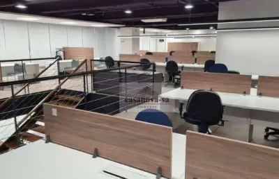 Andar corporativo, 800 m² - venda por r$ 12.000.000,00 ou aluguel por r$ 69.620,00/mês - jardim - santo andré/sp