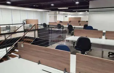 Andar corporativo, 800 m² - venda por r$ 12.000.000,00 ou aluguel por r$ 69.620,00/mês - jardim - santo andré/sp
