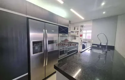 Apartamento com 2 dormitórios, 104 m² - venda por r$ 1.200.000,00 ou aluguel por r$ 6.100,00/mês - jardim - santo andré/sp