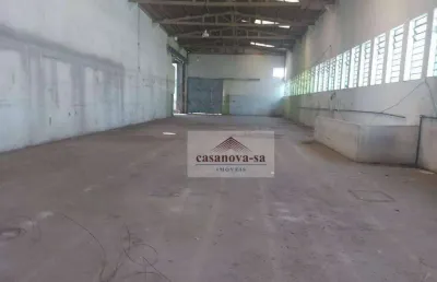 Galpão para alugar, 750 m² por r$ 20.000/mês - jardim jamaica - santo andré/sp
