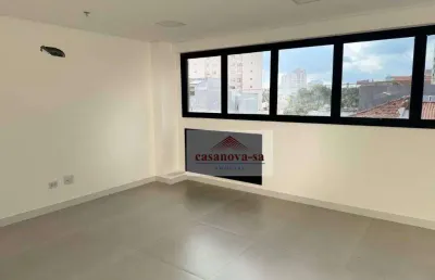 Sala para alugar, 34 m² por r$ 2200,00 mês - vila assunção - santo andré/sp