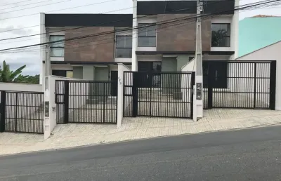 Sobrado geminado com lindíssima fachada moderna à venda localizado no bairro floresta