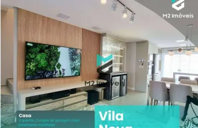 Casa com 3 dormitórios à venda, 135 m² por r$ 1.245.000,00 - vila nova - blumenau/sc