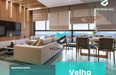 Apartamento com 3 dormitórios à venda, 110 m² - velha - blumenau/sc