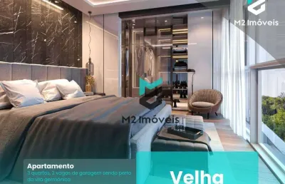 Apartamento com 3 dormitórios à venda, 118 m² - velha - blumenau/sc