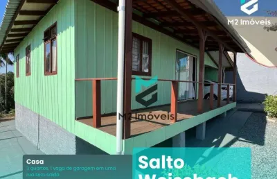 Casa com 3 dormitórios à venda, - salto weissbach - blumenau/sc