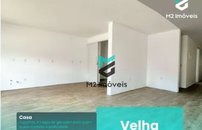 Casa com 3 dormitórios à venda, 263 m²  - velha - blumenau/sc
