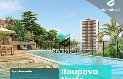 Apartamento com 2 dormitórios à venda, 57 m²  - itoupava norte - blumenau/sc