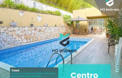 Casa com 6 dormitórios à venda, 385 m² - centro - blumenau/sc