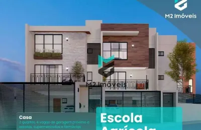 Casa com 3 dormitórios à venda, 246 m² - escola agrícola - blumenau/sc