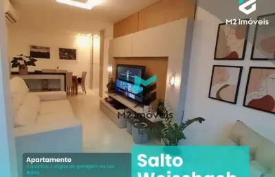 Apartamento com 3 dormitórios à venda, 85 m² por r$ 490.000,00 - salto weissbach - blumenau/sc