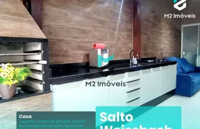 Casa com 2 dormitórios à venda, 73 m² - salto weissbach - blumenau/sc