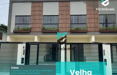 Casa com 2 dormitórios à venda, 86 m²  - velha - blumenau/sc