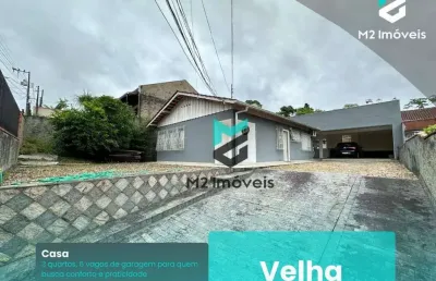 Casa com 3 dormitórios à venda, 188 m² - velha - blumenau/sc