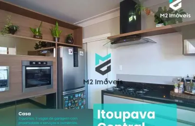 Casa com 3 dormitórios à venda, 294 m² - itoupava central - blumenau/sc