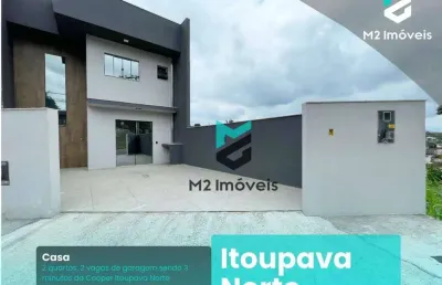 Excelente sobrado com 2 dormitórios no bairro itoupava norte