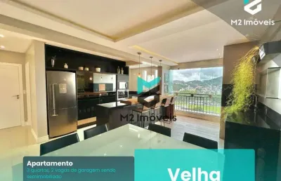 Apartamento de 3 quartos, semimobiliado e equipado de 112,04m2 privativos próximo à vila germânica