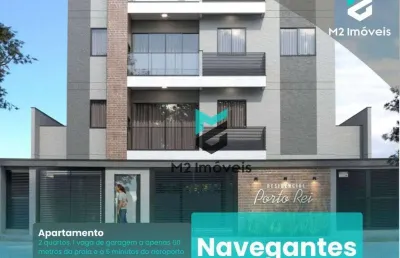 Apartamento de 2 dormitórios sendo 1 suíte a poucos metros da praia