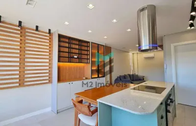 Apartamento semimobiliado em condomínio completo com 3 dormitório sendo 1 suíte