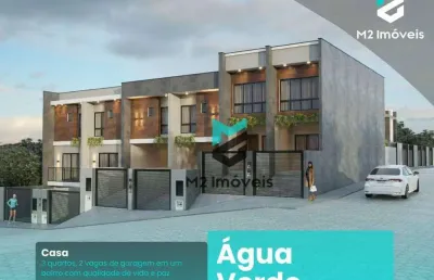 Casa com 3 dormitórios à venda, 140 m² por - água verde - blumenau/sc